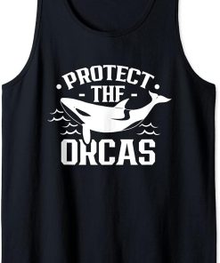 Protect The Orcas Whale Orca Sea Tank Top