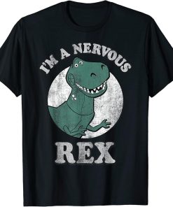 Pixar Toy Story I"m A Nervous Rex Dinosaur T-Shirt