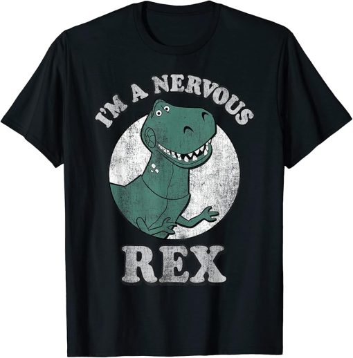 Pixar Toy Story I"m A Nervous Rex Dinosaur T-Shirt