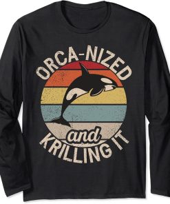 Whales Watch Dolphin Pottwhal Funny Saying Orca Whale Long Sleeve T-Shirt